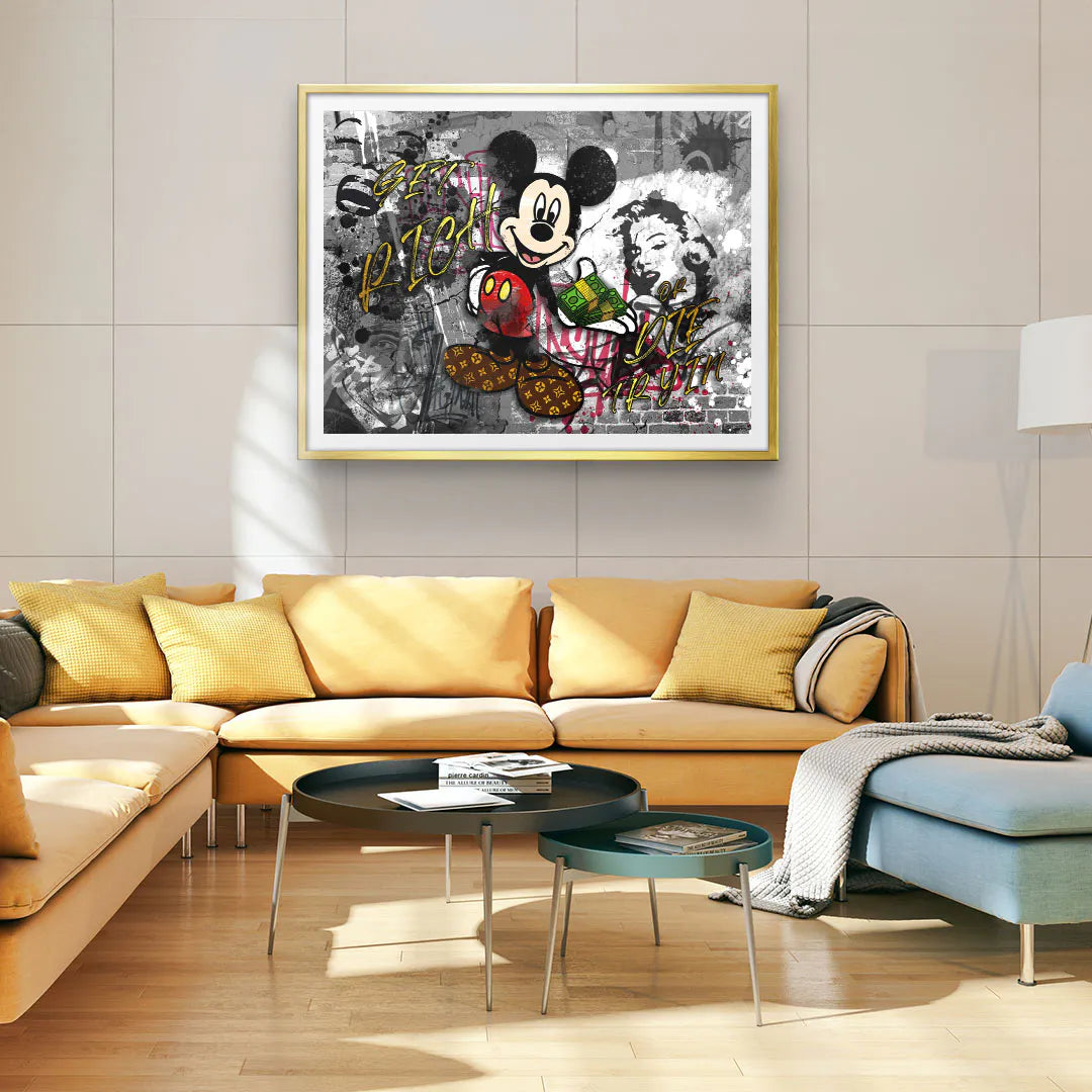 Get rich - Galerieabzug