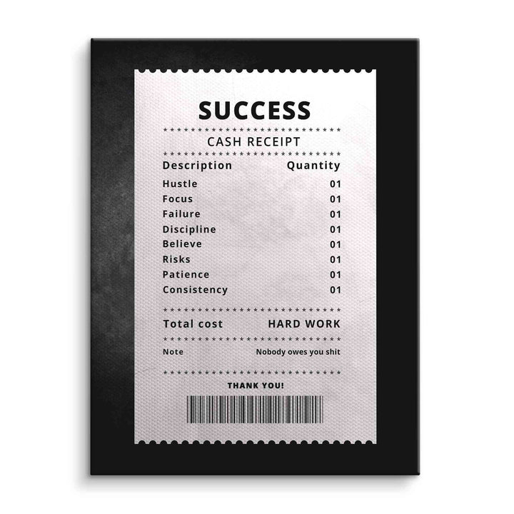 Receipt for Success