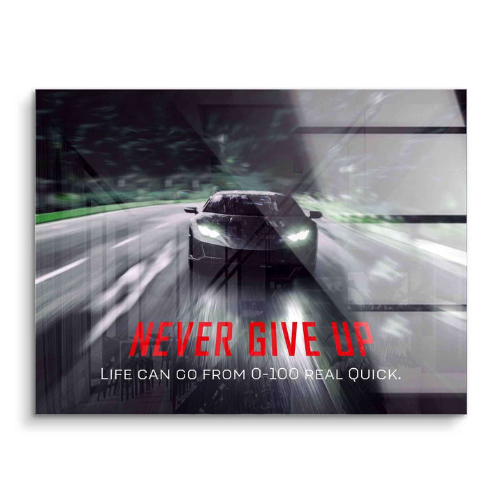 Never give up
