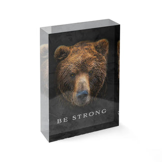 Acrylblock - Be strong