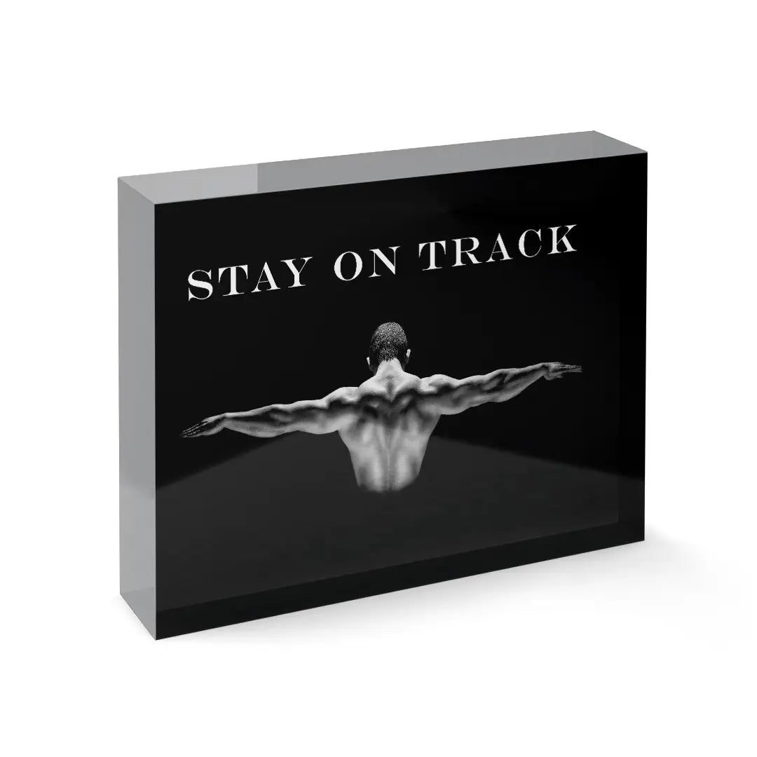 Acrylblock - Stay on track