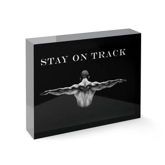 Acrylblock - Stay on track