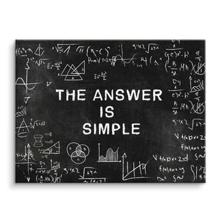 It's simple