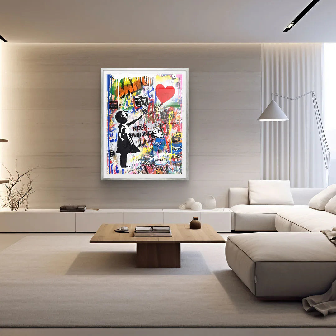 Keep smiling - Galerieabzug