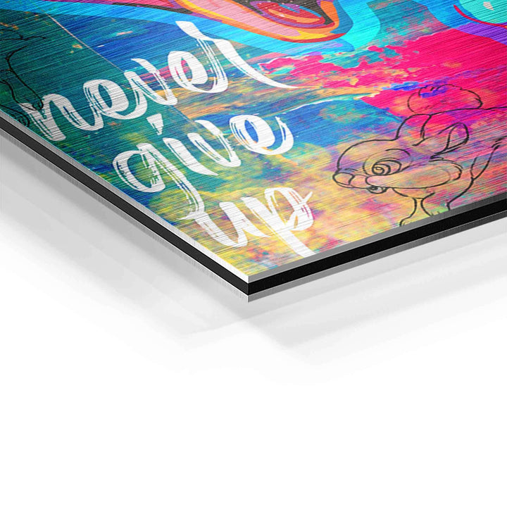 Never give up