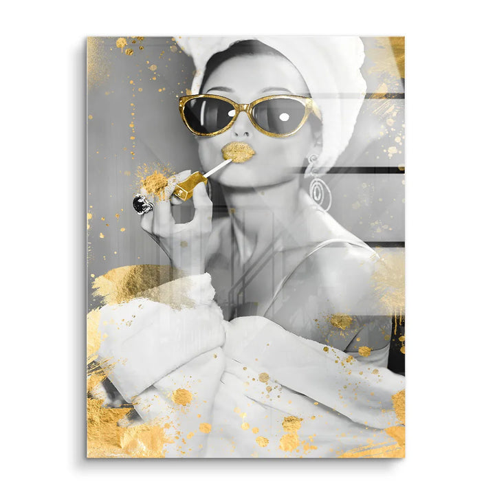 Bathe in gold