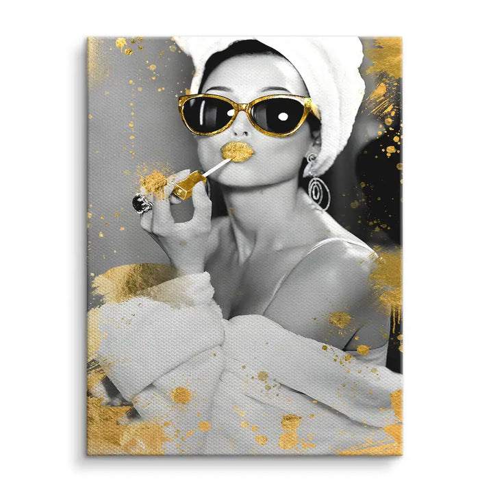 Bathe in gold