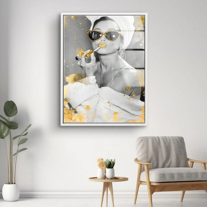 Bathe in gold