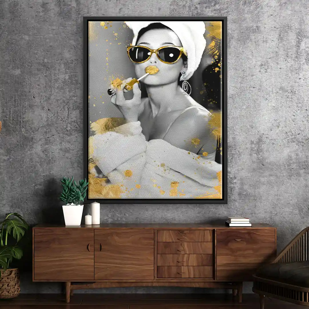 Bathe in gold