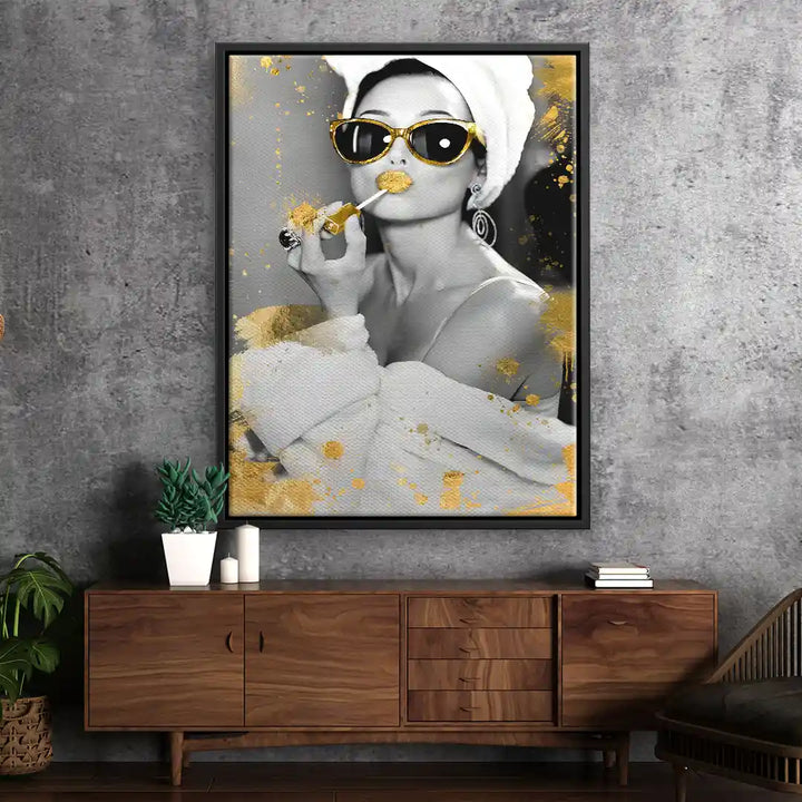 Bathe in gold