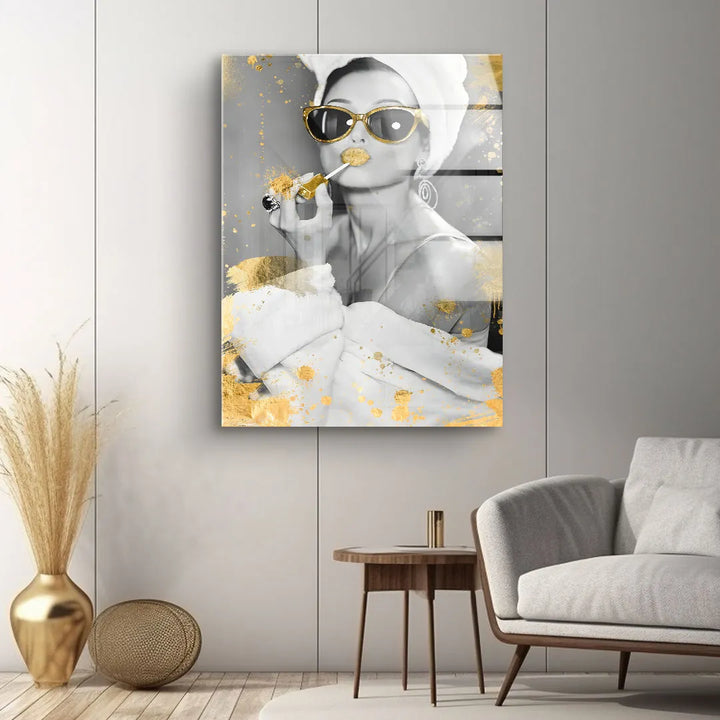 Bathe in gold