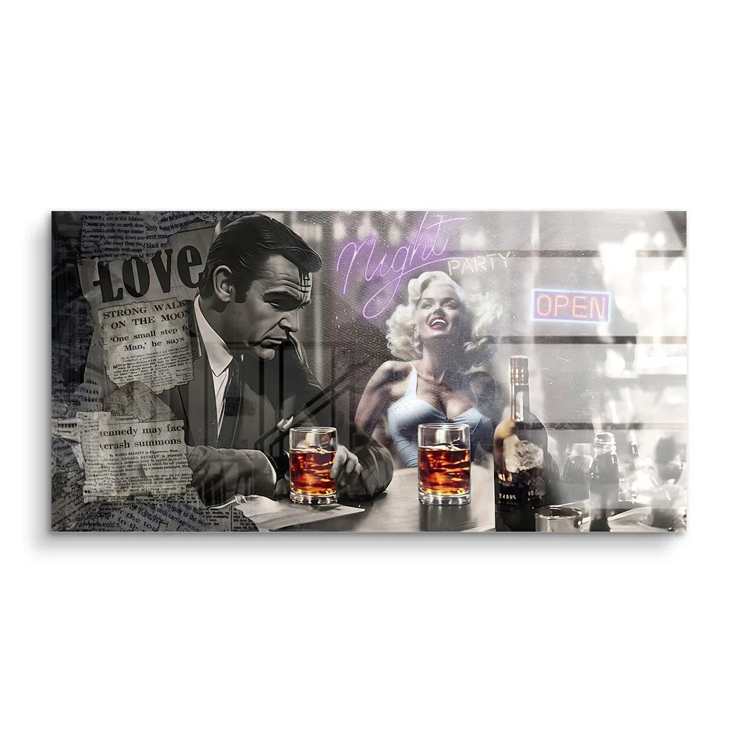 Bond in a bar