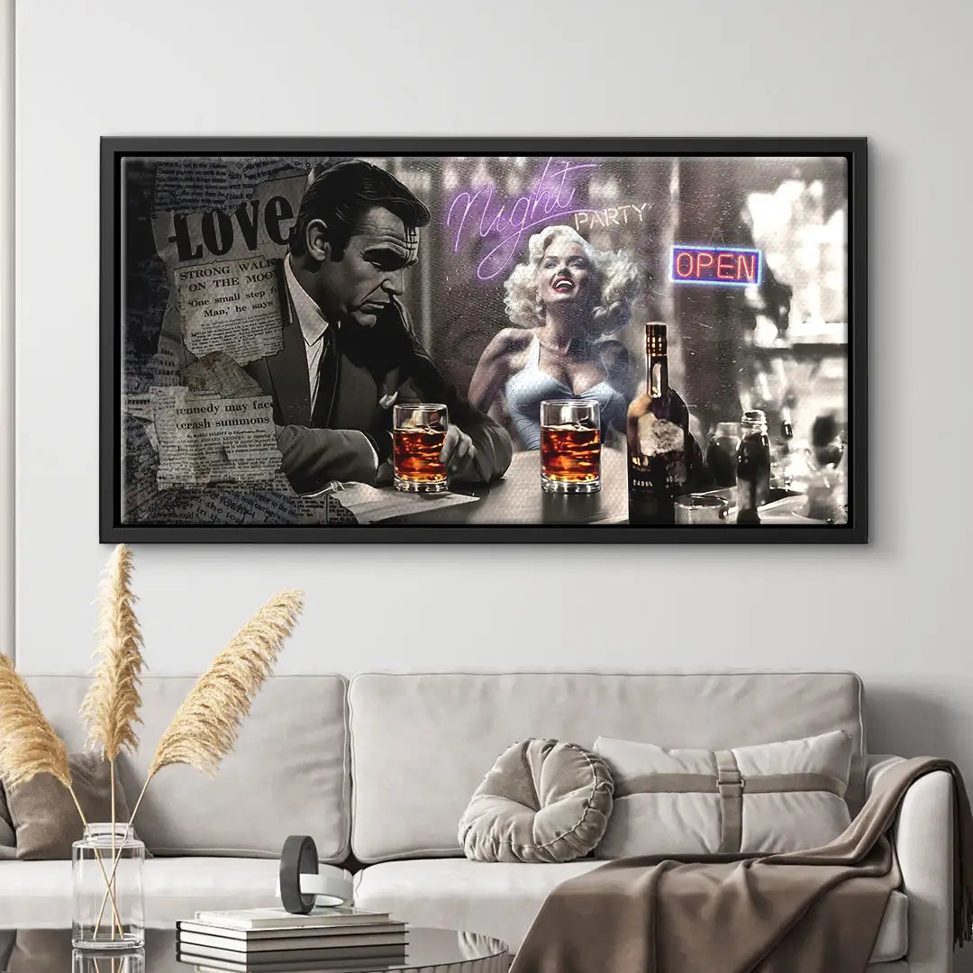 Bond in a bar