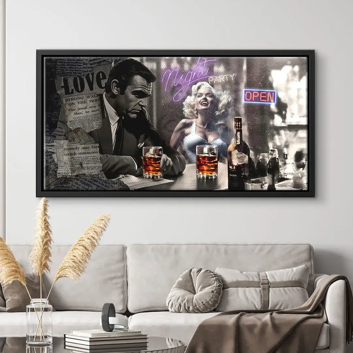 Bond in a bar