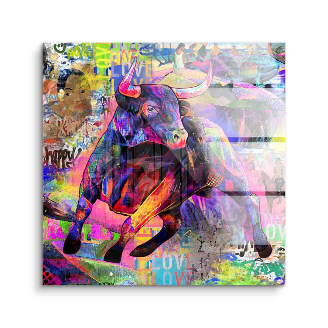 Colorful Bull
