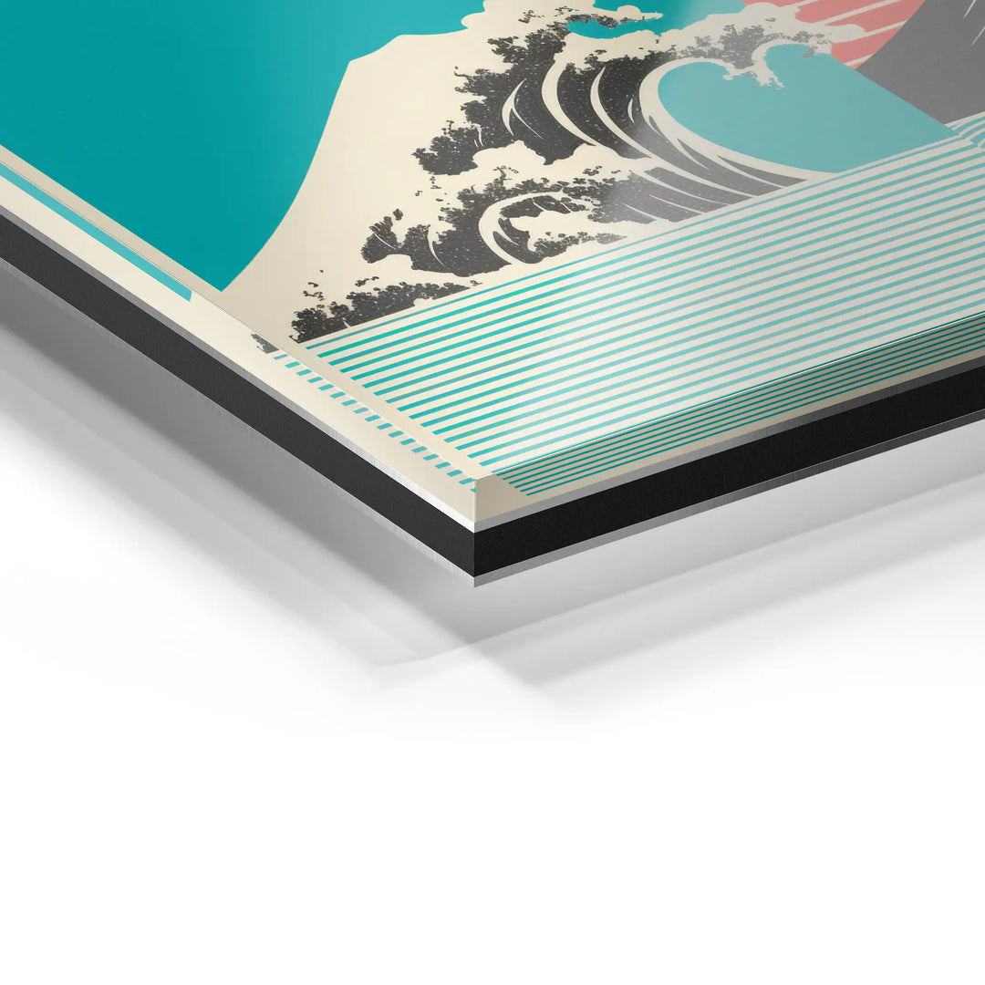 Wave meets fuji