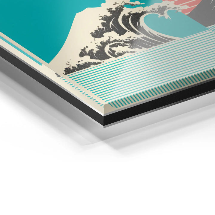 Wave meets fuji