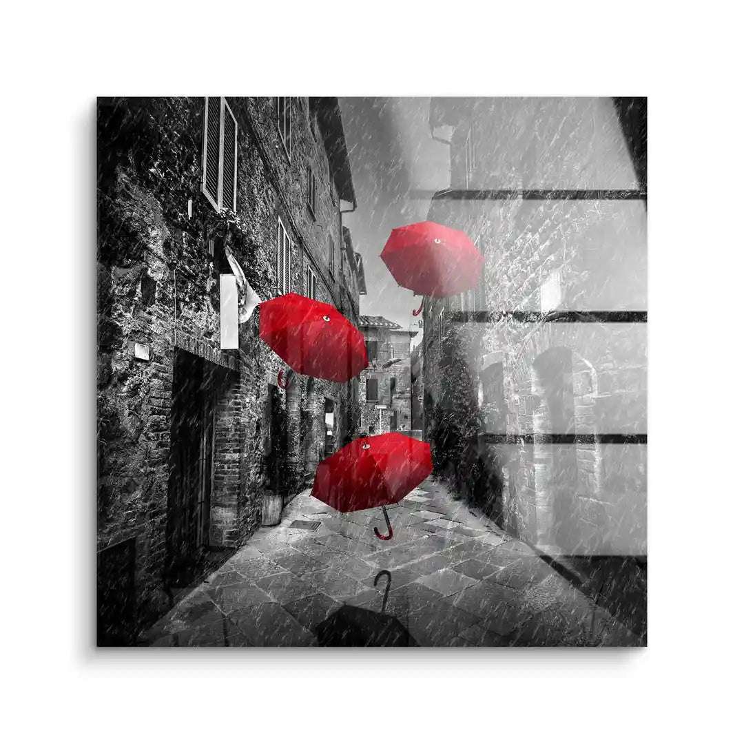 Red umbrella