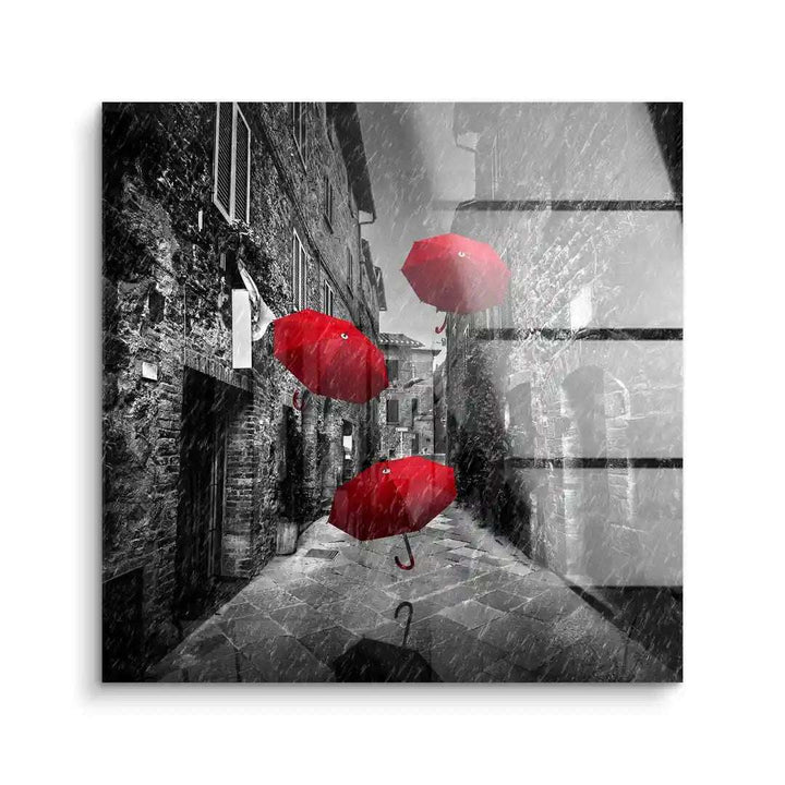 Red umbrella