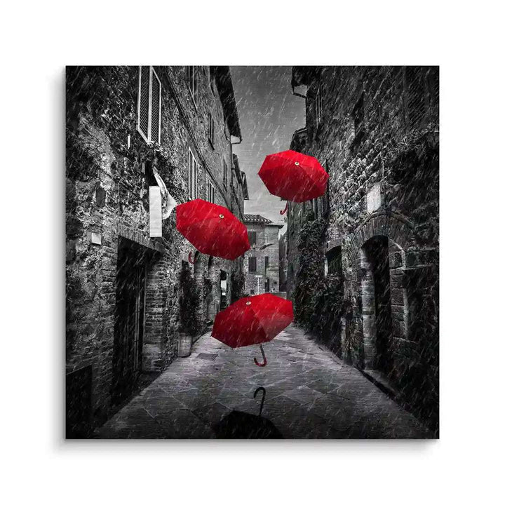 Red umbrella