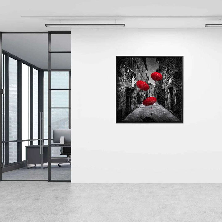 Red umbrella