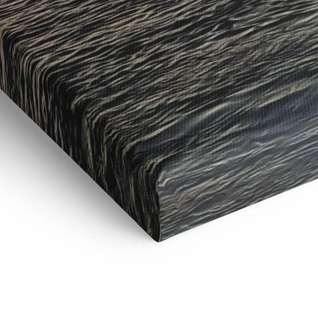 Detailaufnahme Leinwandbild Meer, moderne Wandkunst mit wellenartiger Struktur