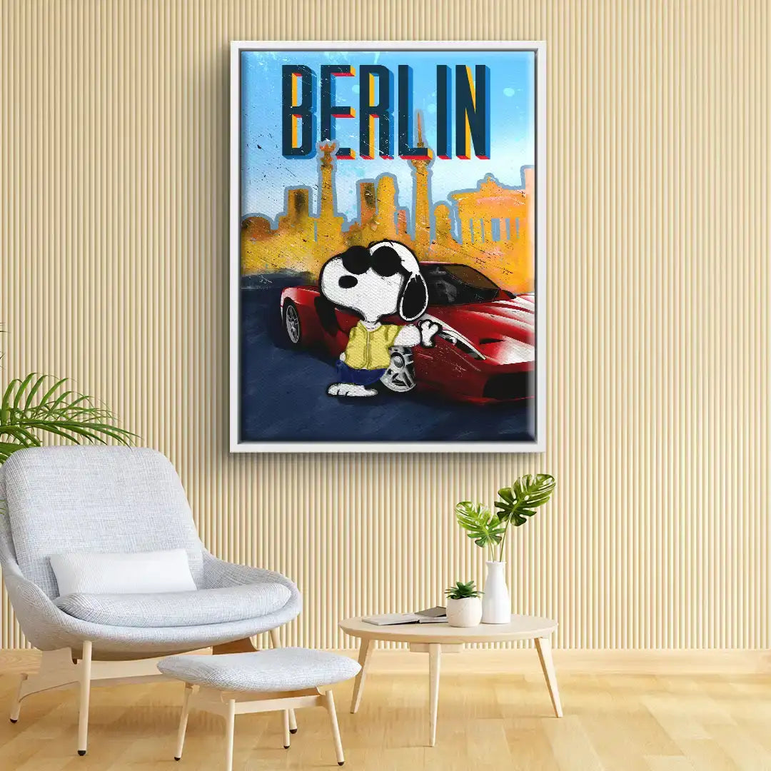 Einzigartiges Kunstwerk Snoopy Berlin