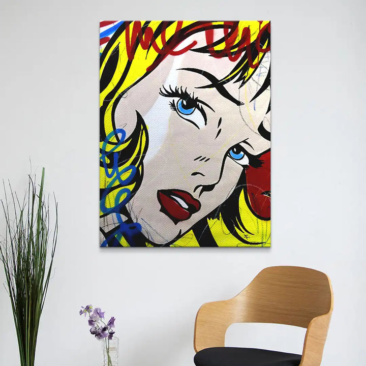 Blond pop art girl - 2nd Chance